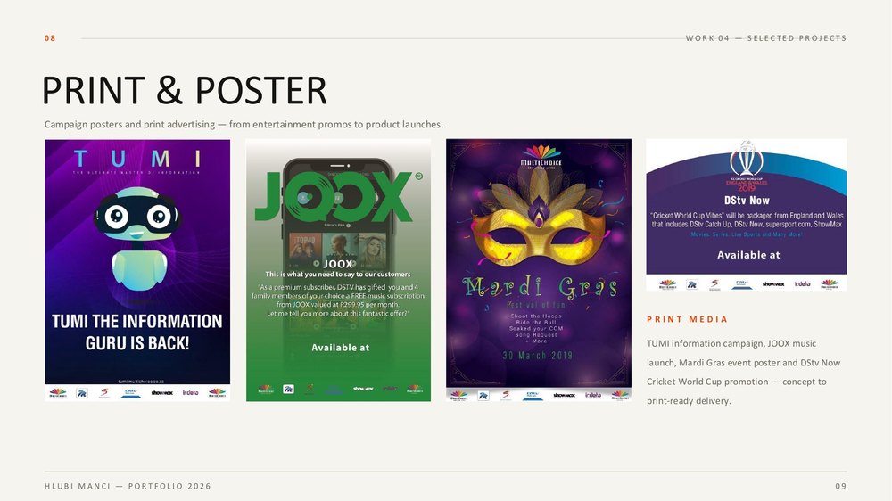 Print and poster design